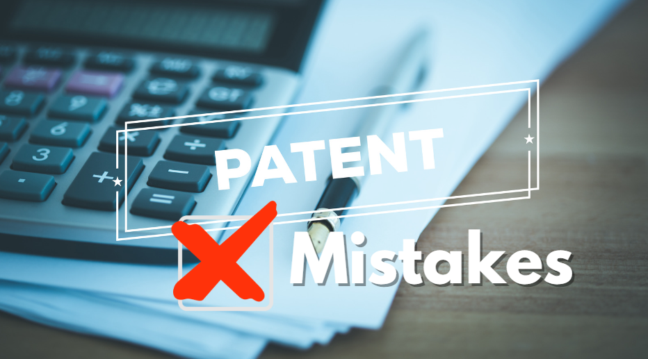 Patent Mistakes. A female scientist in a white lab coat working on a laptop in a laboratory setting, surrounded by various lab equipment, chemicals, and wires, with a focus on scientific research. - Stevens Law Group