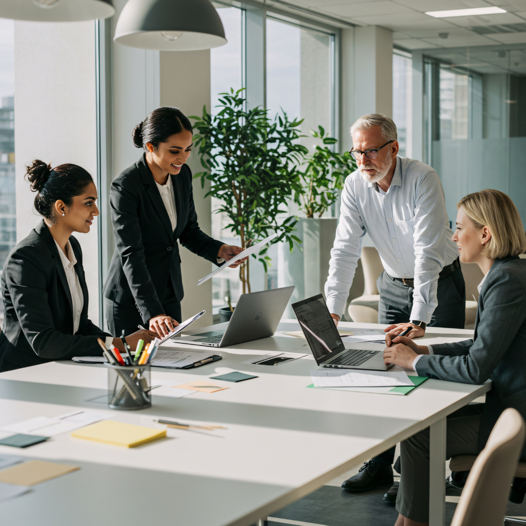 A tech company having a meeting - Stevens Law Group