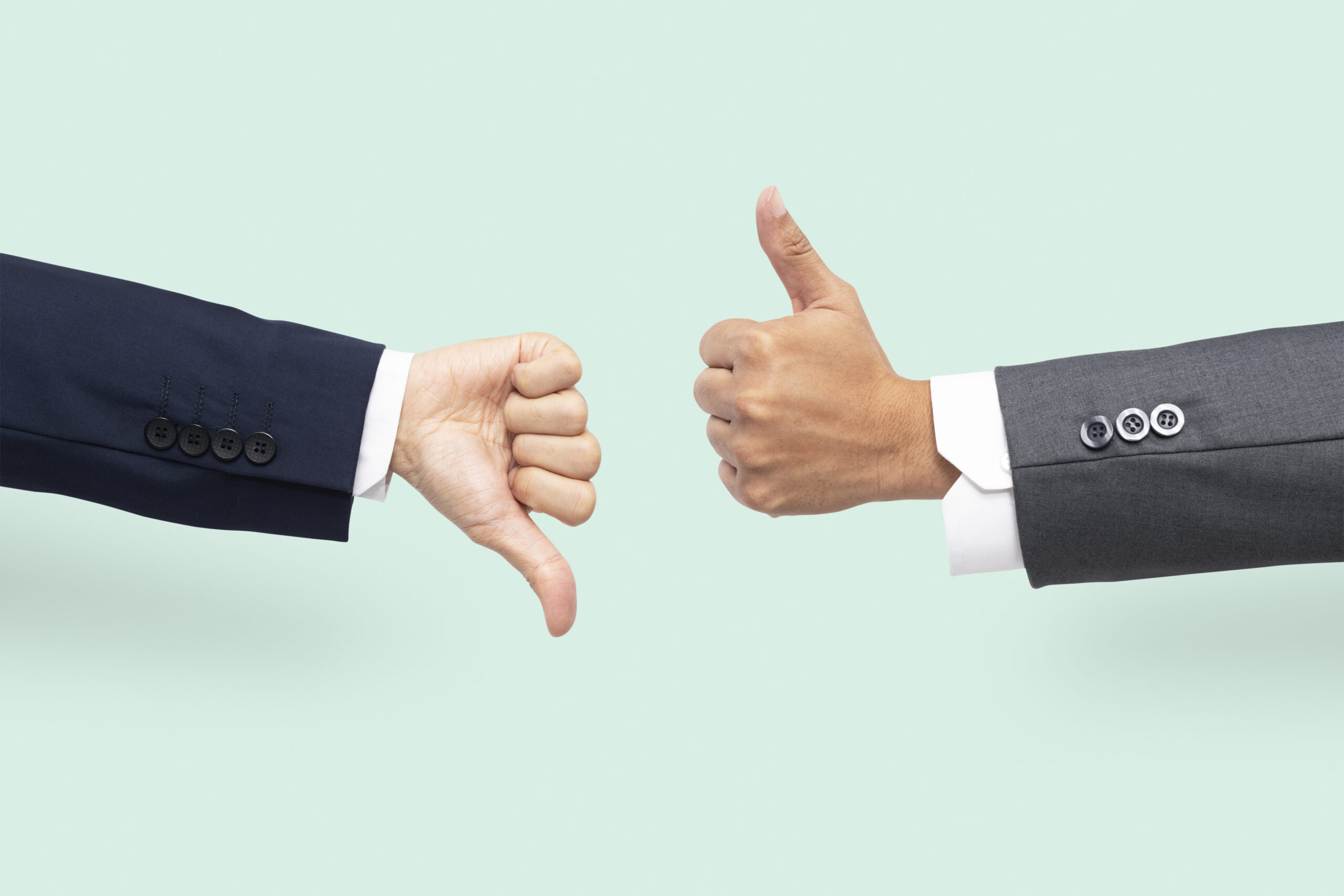 Two people's hands - Stevens Law Group